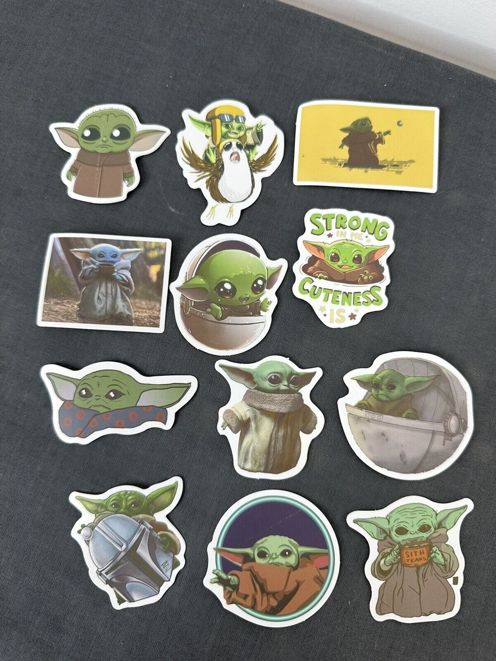 Baby Yoda Sticker Pack 45 Count